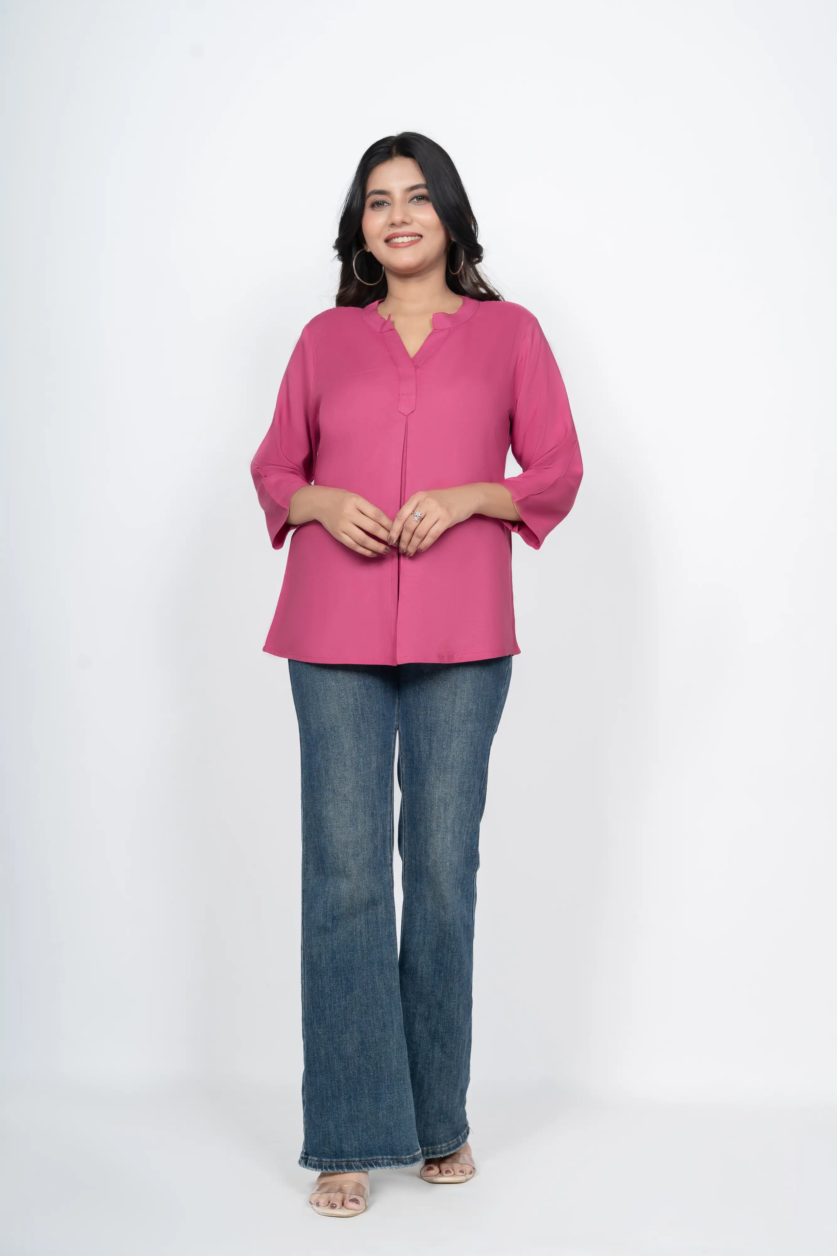 Onion Viscose Pleated Top - Image 8