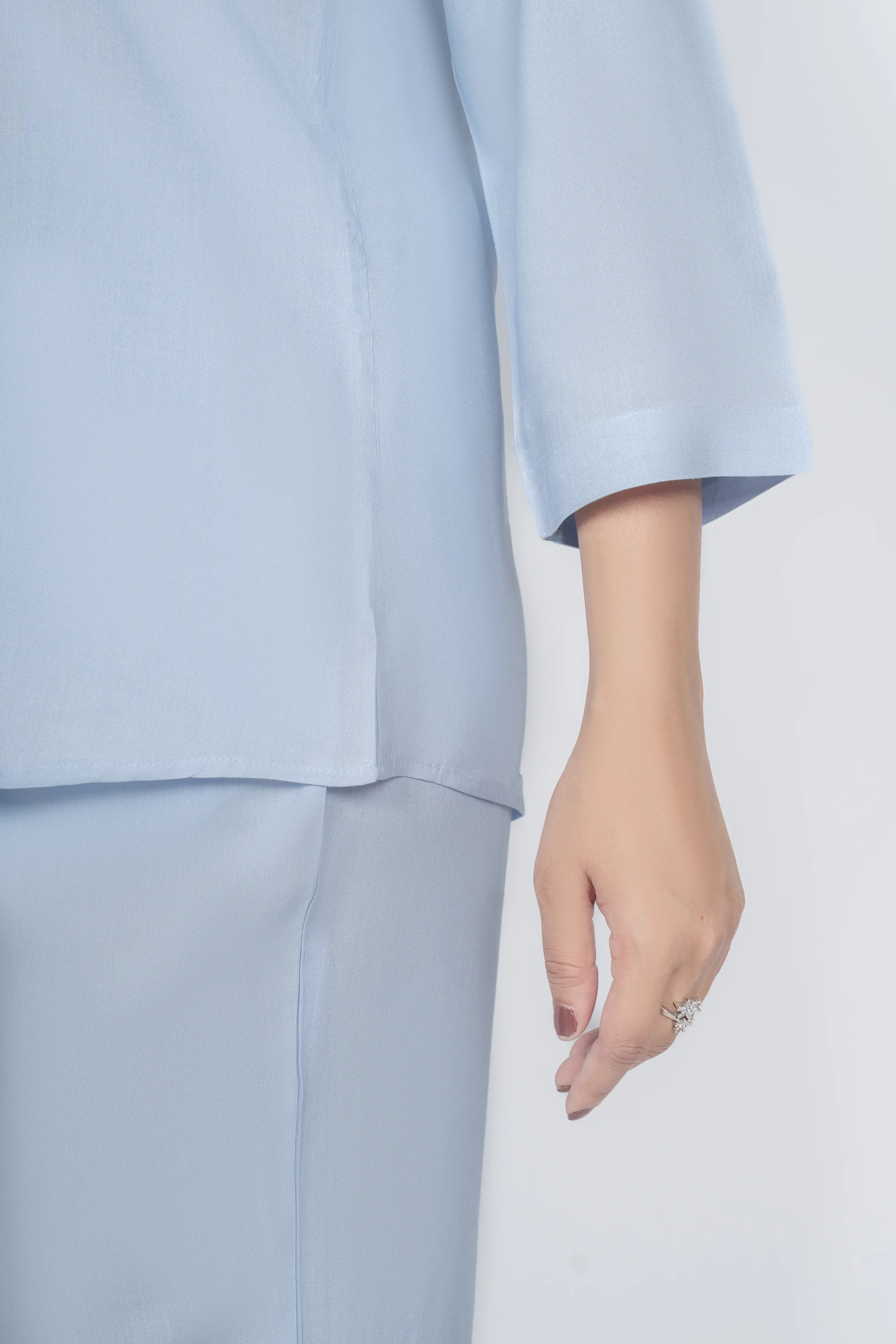 Powder blue Viscose co-ord set - Image 9